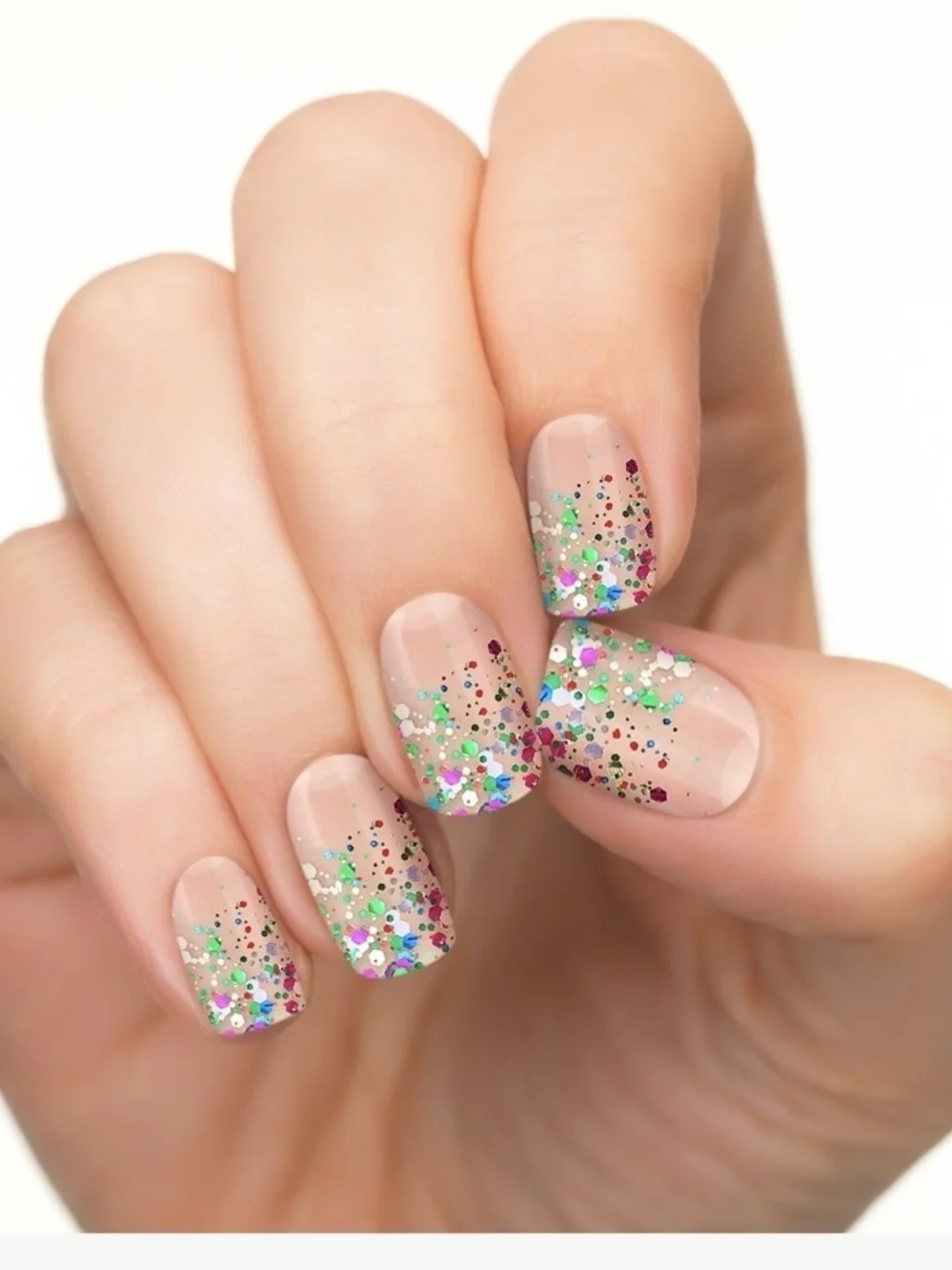 Incoco Fairy Lights Glitter Nail Polish Strips + Japonesque File NEW